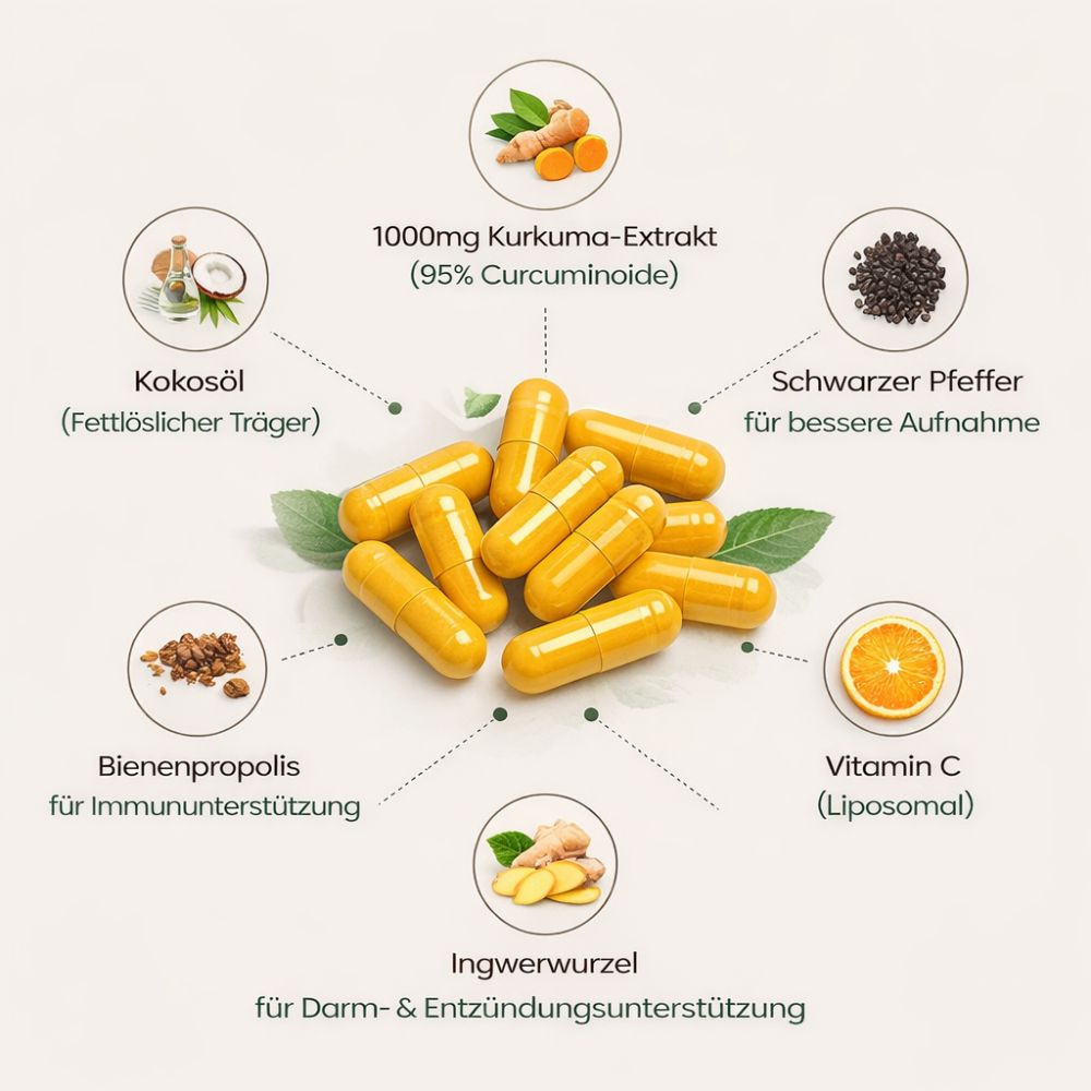 Kurkuma Curcumin Kapseln (1.000mg)